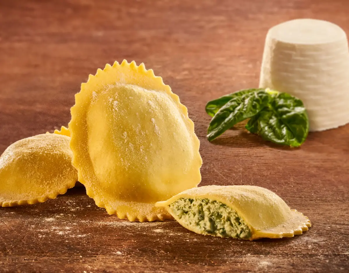 Girasoli à la ricotta et aux épinards