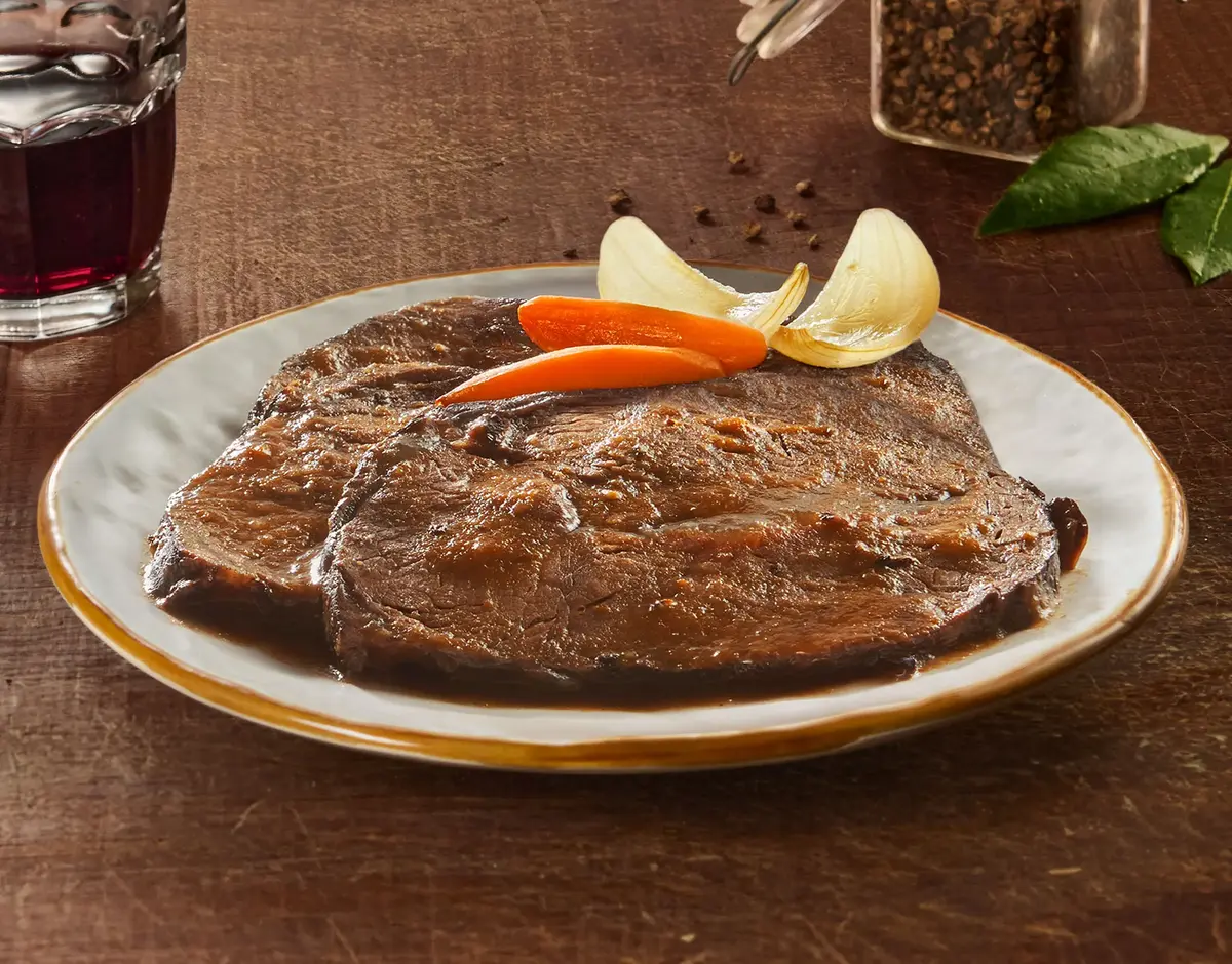 Brasato mit Merlot Hausgemachtes