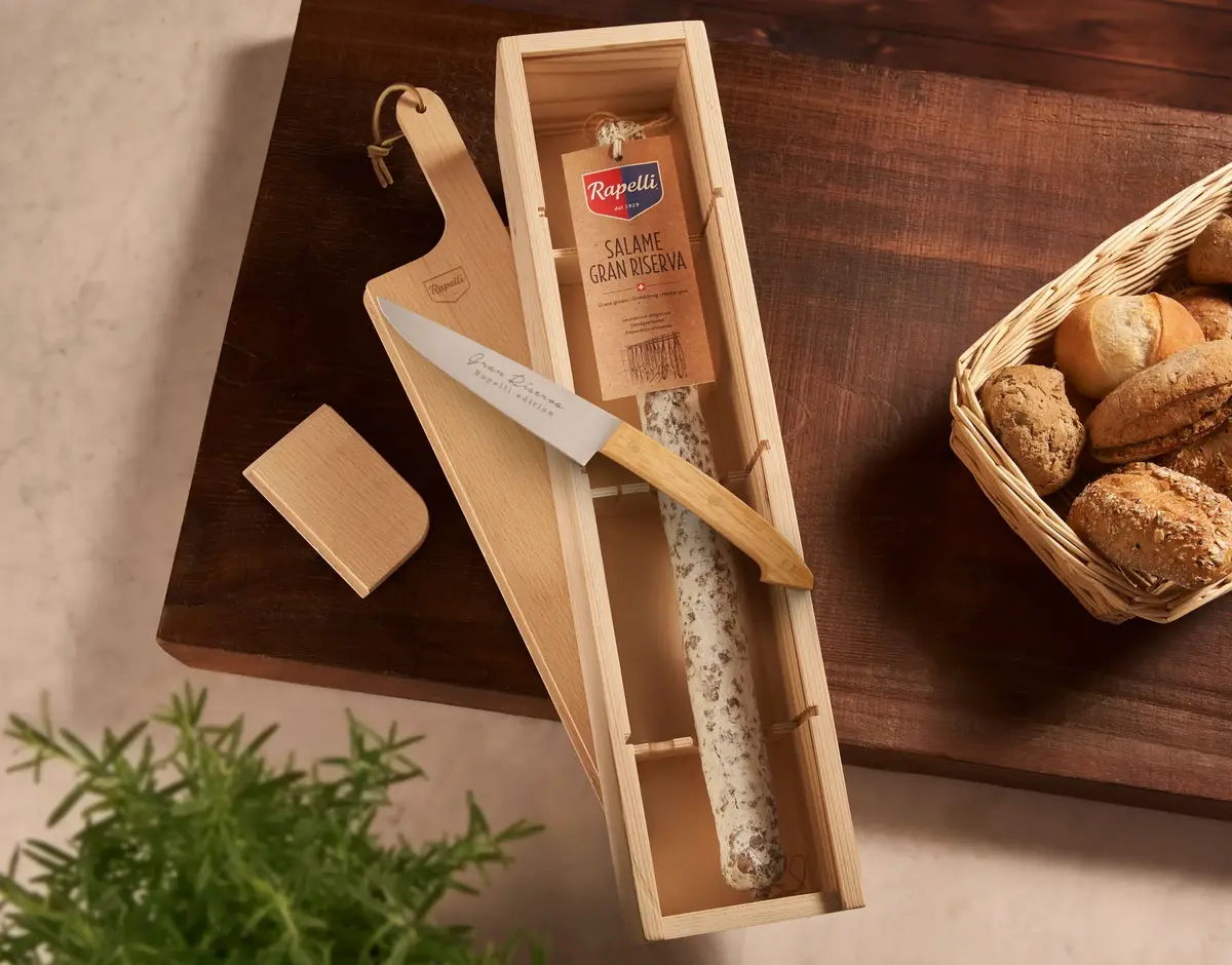 Confezione regalo "Gran Riserva" con coltello Limited Ed.