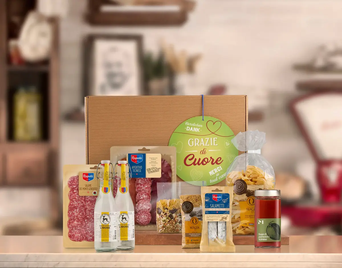 "Grazie di cuore" - Confezione regalo Ticino Terroir