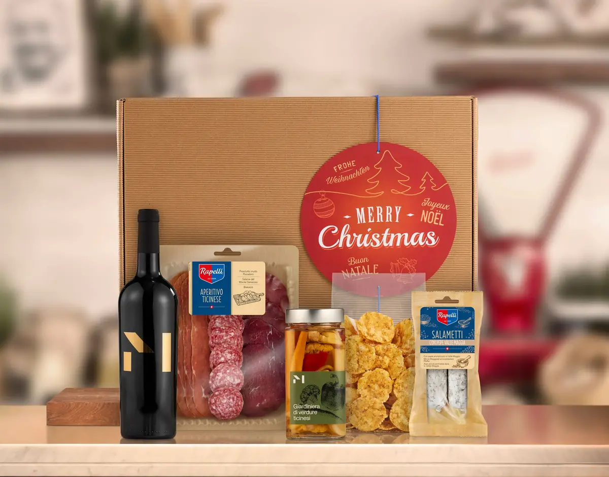 «Joyeux Noël» - Coffret cadeau Ticino Sommelier