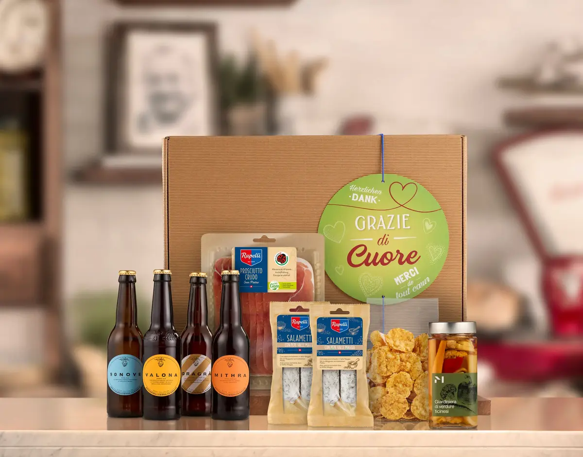 «Herzlichen Dank» - Geschenkbox des Braumeisters