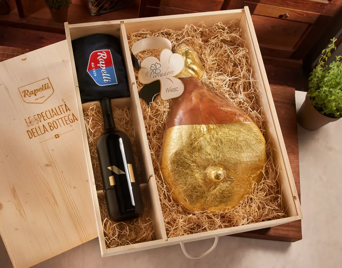 Confezione regalo "Pioradoro Sommelier" (coscia con osso)