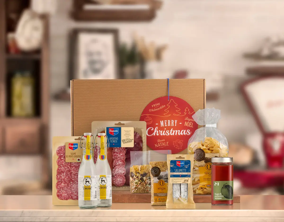 «Joyeux Noël» - Coffret cadeau Terroir Tessin