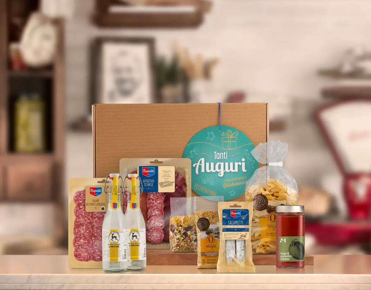 "Tanti auguri" - Confezione regalo Ticino Terroir