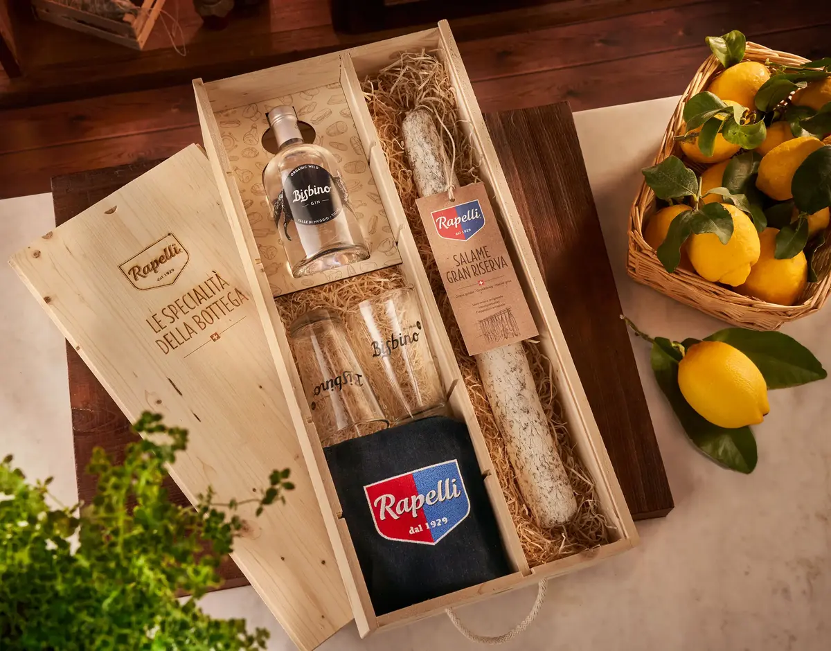 Confezione regalo "Gran Riserva con Gin Bisbino"