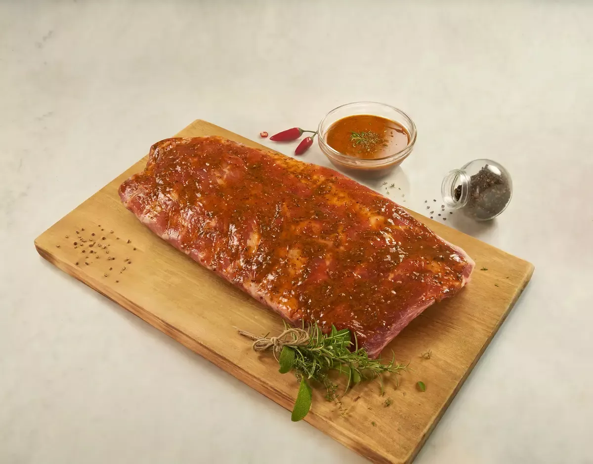 Costine di maiale marinate